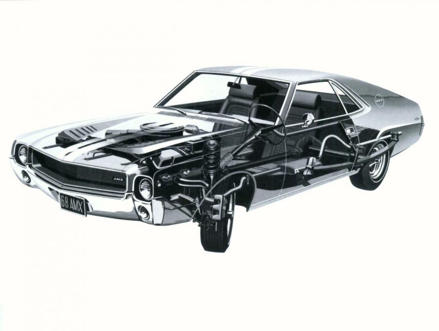 Схема AMC AMX (6839-7) 1968 года  (фото 30 из 51)